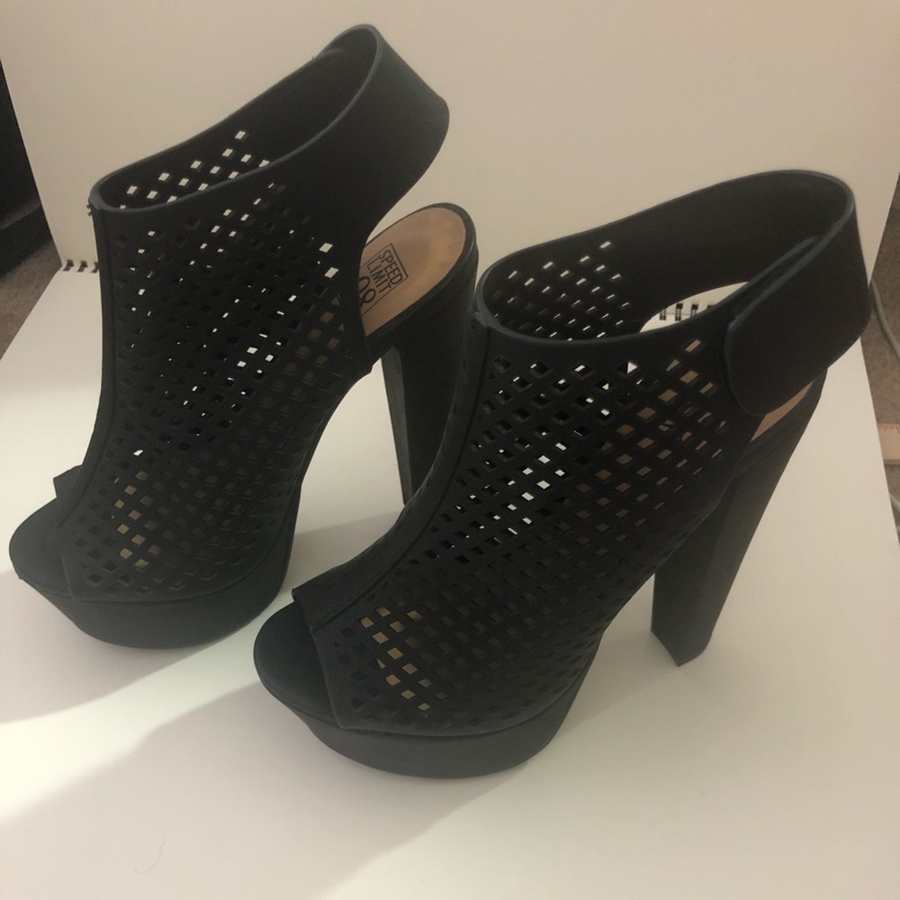 Black platform High Heels